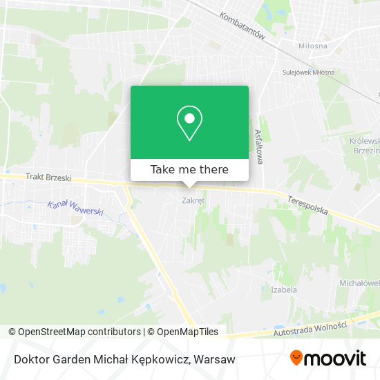 Doktor Garden Michał Kępkowicz map