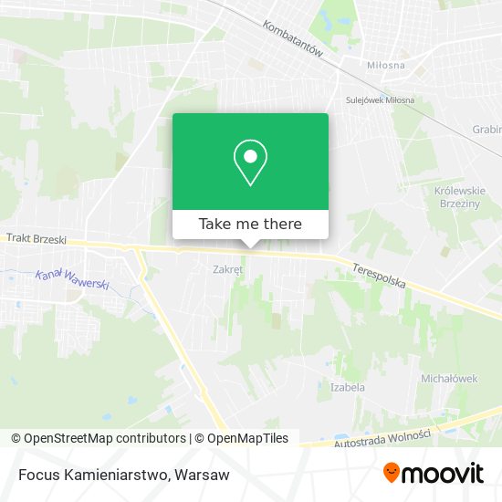 Focus Kamieniarstwo map