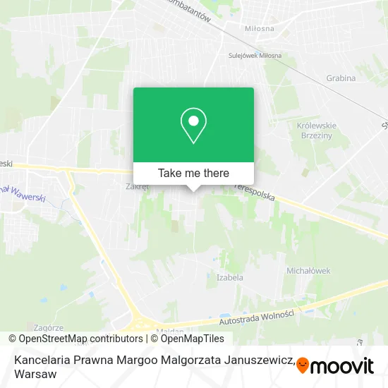 Kancelaria Prawna Margoo Malgorzata Januszewicz map