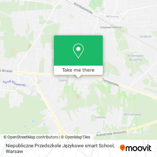 Niepubliczne Przedszkole Językowe smart School map