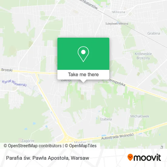 Parafia św. Pawła Apostoła map