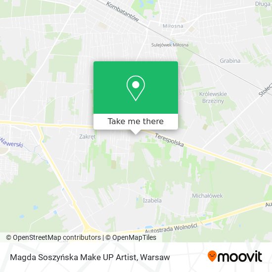 Magda Soszyńska Make UP Artist map