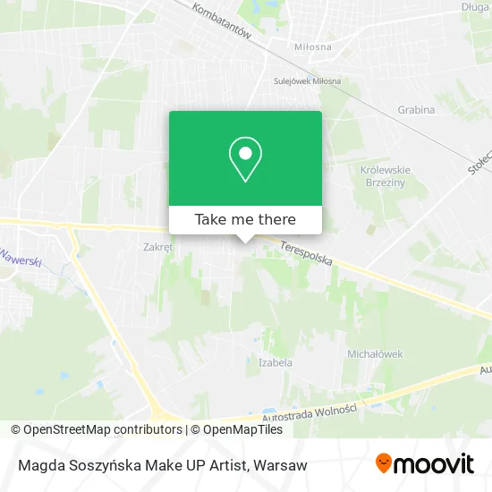Карта Magda Soszyńska Make UP Artist