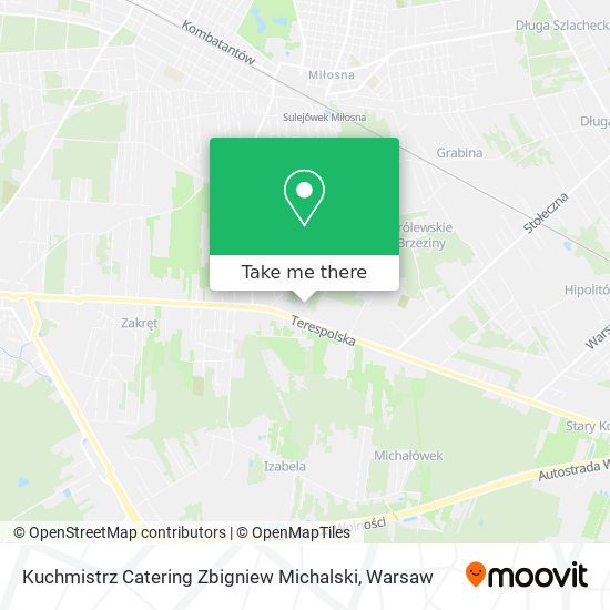 Карта Kuchmistrz Catering Zbigniew Michalski