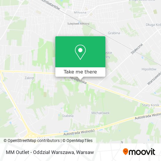 MM Outlet - Oddział Warszawa map