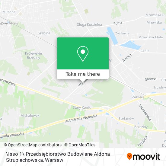 \Isso 1\ Przedsiębiorstwo Budowlane Aldona Strupiechowska map