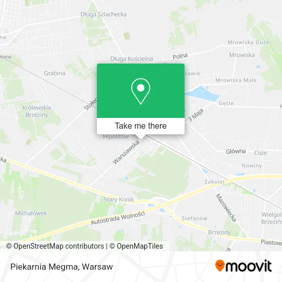 Piekarnia Megma map