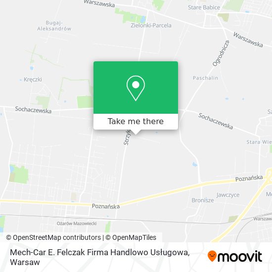 Mech-Car E. Felczak Firma Handlowo Usługowa map