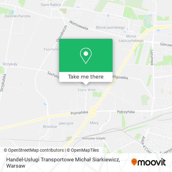 Handel-Usługi Transportowe Michał Siarkiewicz map