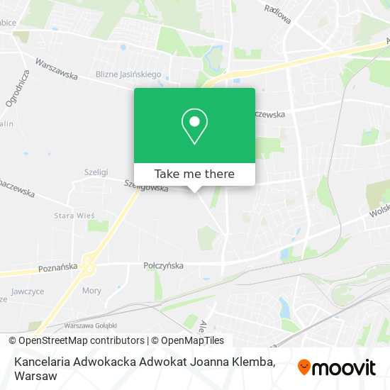 Kancelaria Adwokacka Adwokat Joanna Klemba map