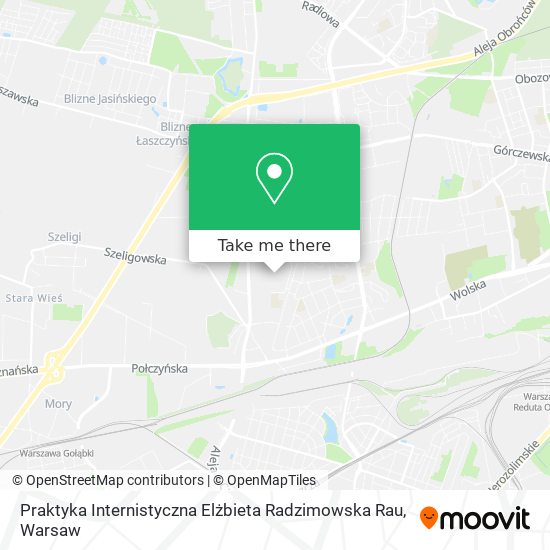 Praktyka Internistyczna Elżbieta Radzimowska Rau map