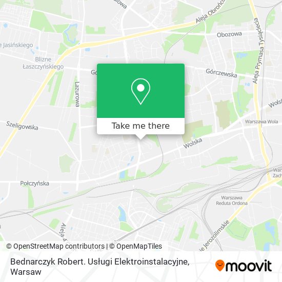 Bednarczyk Robert. Usługi Elektroinstalacyjne map