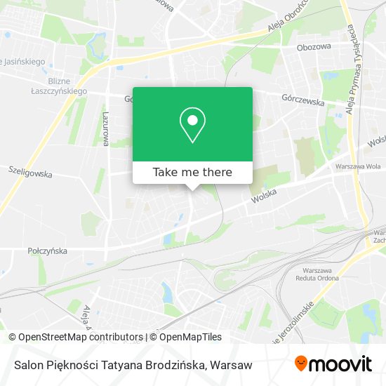 Карта Salon Piękności Tatyana Brodzińska