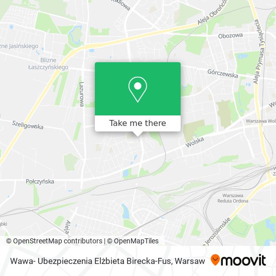 Wawa- Ubezpieczenia Elżbieta Birecka-Fus map