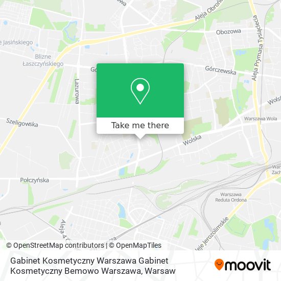 Карта Gabinet Kosmetyczny Warszawa Gabinet Kosmetyczny Bemowo Warszawa