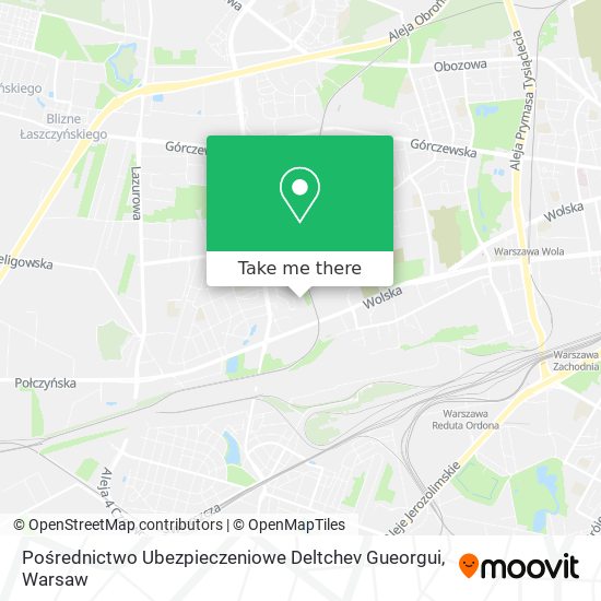 Pośrednictwo Ubezpieczeniowe Deltchev Gueorgui map