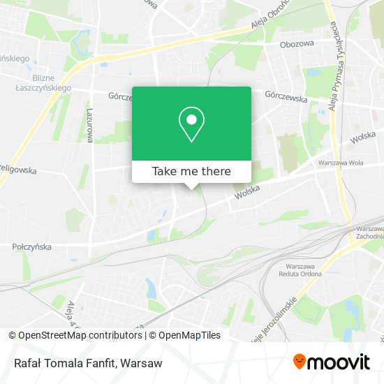 Rafał Tomala Fanfit map