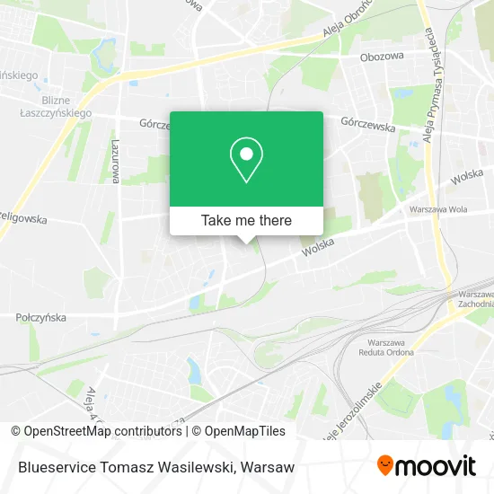 Blueservice Tomasz Wasilewski map