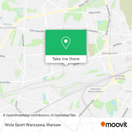 Wola Sport Warszawa map