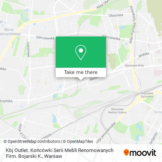 Kbj Outlet. Końcówki Serii Mebli Renomowanych Firm. Bojarski K. map