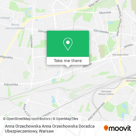 Anna Orzechowska Anna Orzechowska Doradca Ubezpieczeniowy map