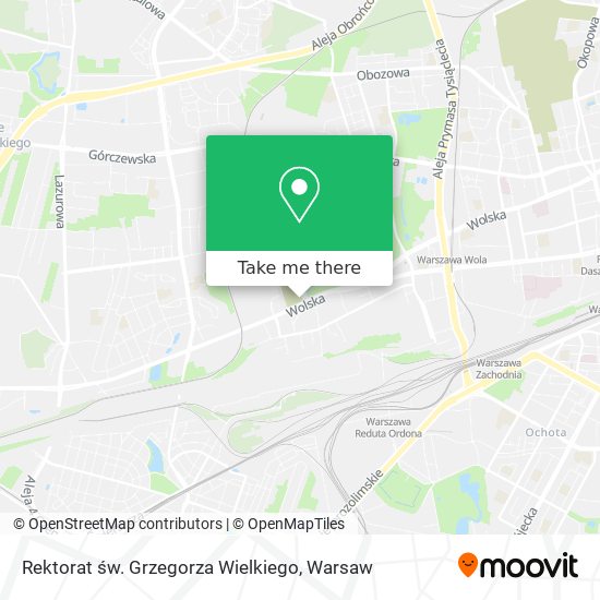 Rektorat św. Grzegorza Wielkiego map