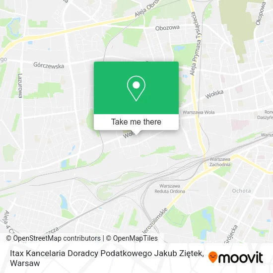 Карта Itax Kancelaria Doradcy Podatkowego Jakub Ziętek