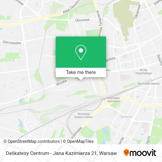 Delikatesy Centrum - Jana Kazimierza 21 map