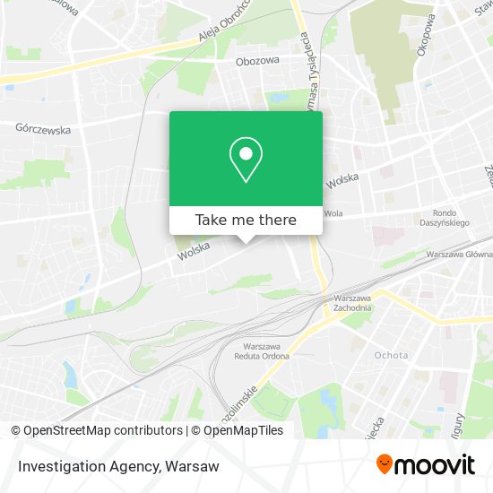 Investigation Agency map