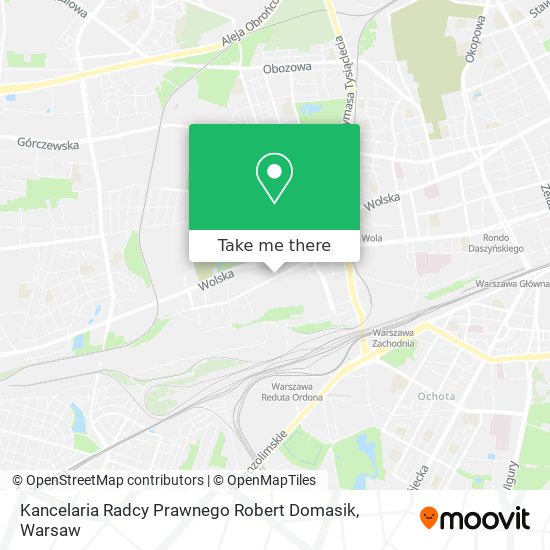 Kancelaria Radcy Prawnego Robert Domasik map