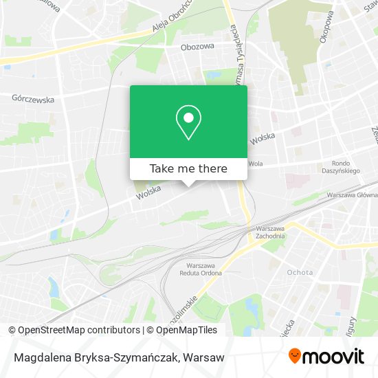 Magdalena Bryksa-Szymańczak map