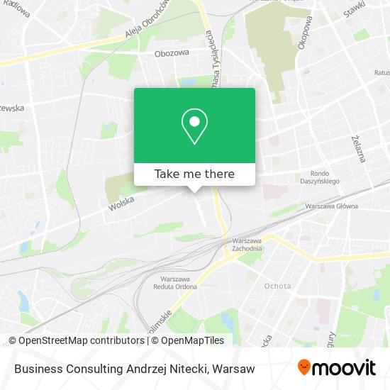 Business Consulting Andrzej Nitecki map