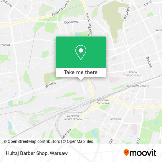 Hultaj Barber Shop map