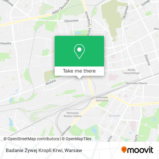 Badanie Żywej Kropli Krwi map