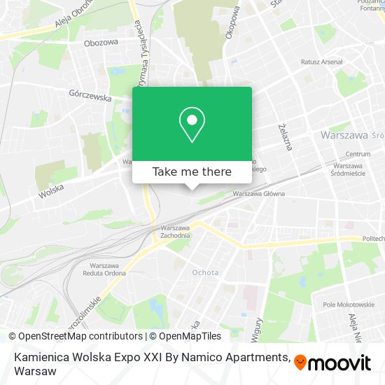 Карта Kamienica Wolska Expo XXI By Namico Apartments