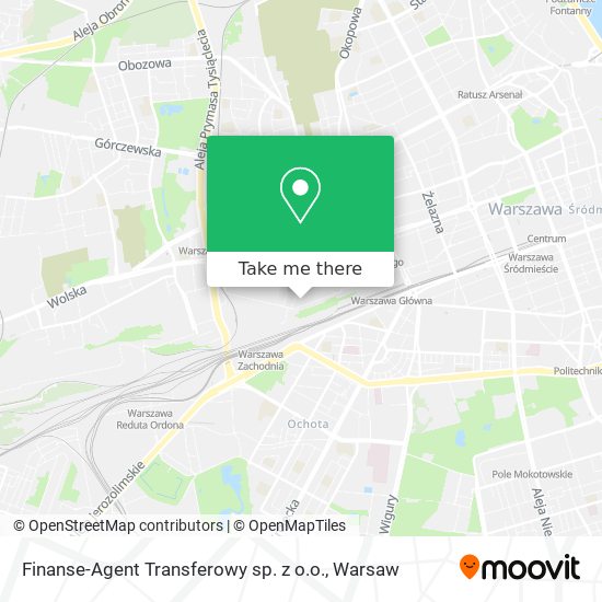 Finanse-Agent Transferowy sp. z o.o. map