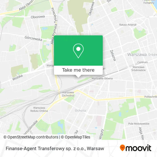 Карта Finanse-Agent Transferowy sp. z o.o.