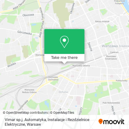 Vimar sp.j. Automatyka, Instalacje i Rezdzielnice Elektryczne map