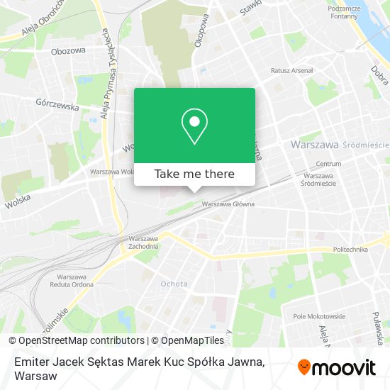 Emiter Jacek Sęktas Marek Kuc Spółka Jawna map