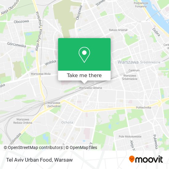 Tel Aviv Urban Food map