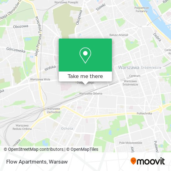 Flow Apartments map