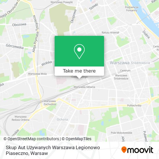 Skup Aut Używanych Warszawa Legionowo Piaseczno map