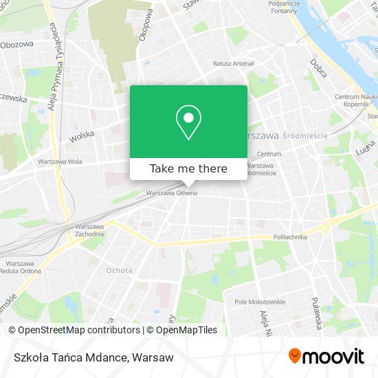 Szkoła Tańca Mdance map