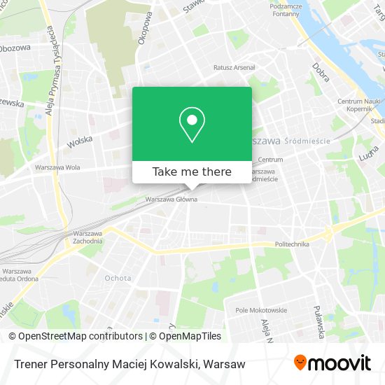 Trener Personalny Maciej Kowalski map