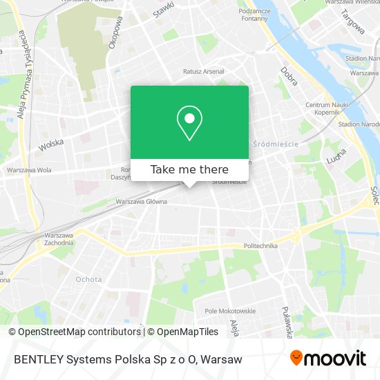 BENTLEY Systems Polska Sp z o O map