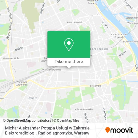 Michał Aleksander Potępa Usługi w Zakresie Elektroradiologii, Radiodiagnostyka map