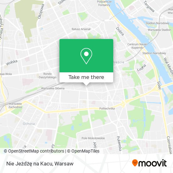 Nie Jeżdżę na Kacu map