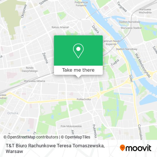 T&T Biuro Rachunkowe Teresa Tomaszewska map