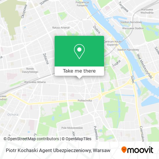 Piotr Kochaski Agent Ubezpieczeniowy map