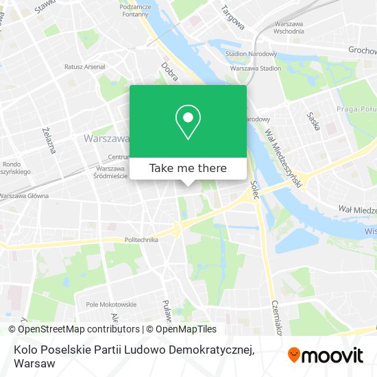 Kolo Poselskie Partii Ludowo Demokratycznej map